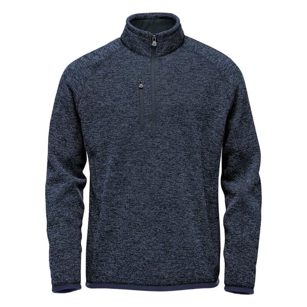 Stormtech Herrar Avalante Heather Quarter Zip Fleece Top