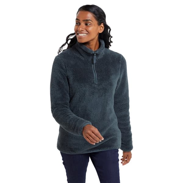 Mountain Warehouse Dam/Tjej Teddy Fleece Quarter Zip Fleecetröja