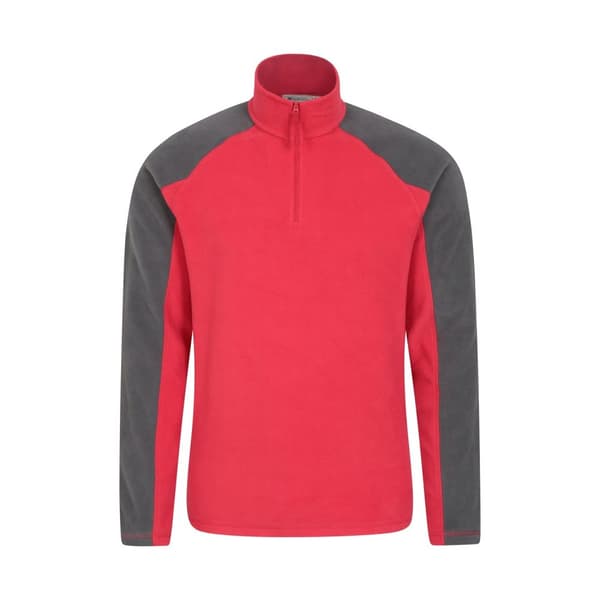 Mountain Warehouse Mens Ashbourne II Half Zip Fleece Top
