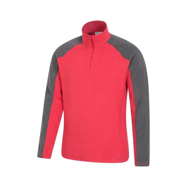 Mountain Warehouse Mens Ashbourne II Half Zip Fleece Top