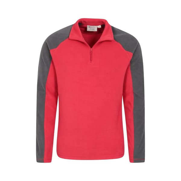 Mountain Warehouse Mens Ashbourne II Half Zip Fleece Top