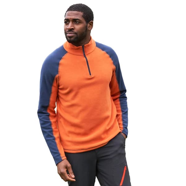 Mountain Warehouse Mens Ashbourne II Half Zip Fleece Top