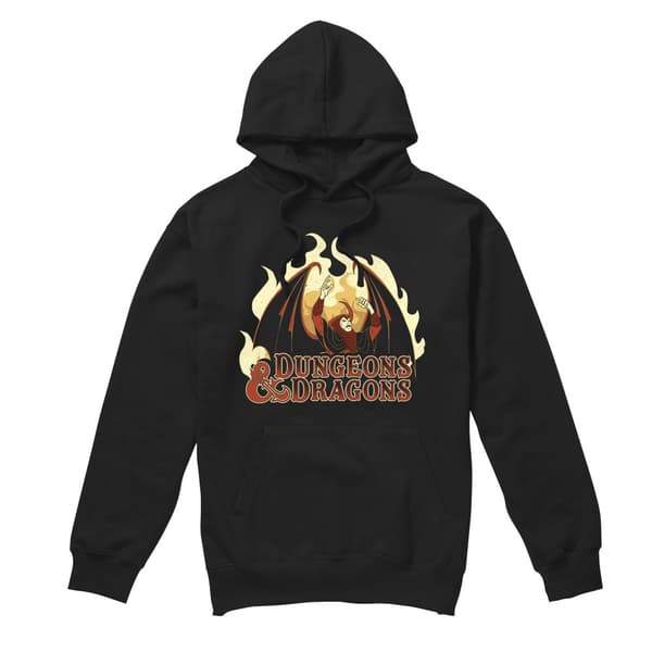 Dungeons & Dragons Mens Venger Pullover Hoodie Black XL
