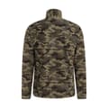 Pikkukuva 2 / 5: Mountain Warehouse Mens Camber II Camo Half Zip Fleece Top