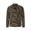 Miniatyrbild 5 av 5: Mountain Warehouse Mens Camber II Camo Fleecetröja med halv dragkedja