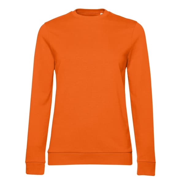 B&C Womens/Ladies Set-in Sweatshirt Pure Orange L