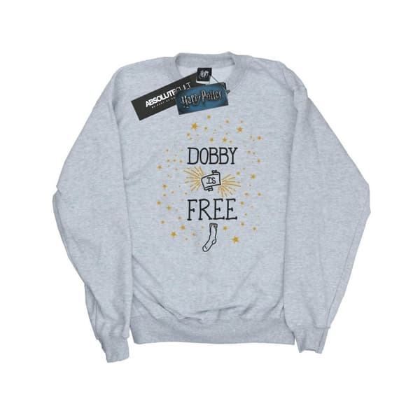 Harry Potter Womens/Ladies Dobby Is Free Cotton Sweatshirt