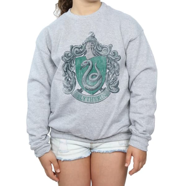 Harry Potter Slytherin-tröja i bomull för flickor