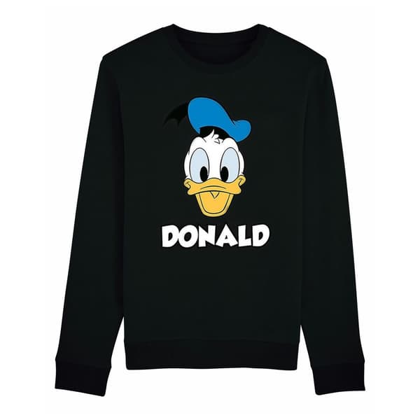 Disney Boys Donald Duck Face Cotton Sweatshirt
