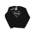Miniatyrbillede 1 af 3: Superman Mens Marble Cotton Logo Sweatshirt