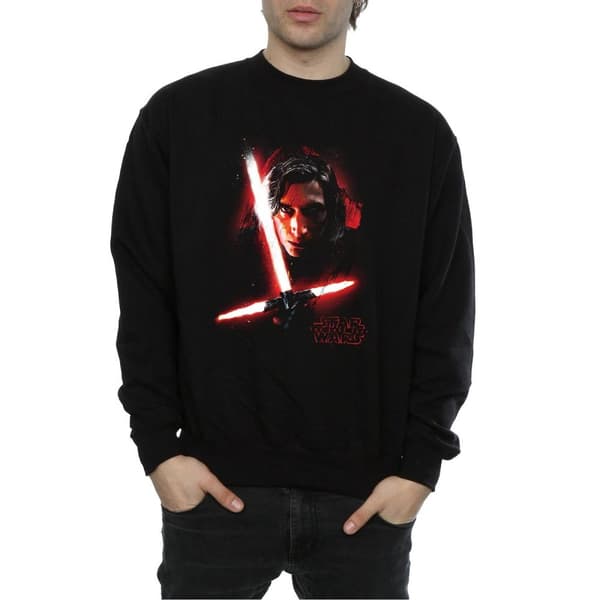 Star Wars: The Last Jedi Kylo Ren-tröja i borstad bomull för herrar