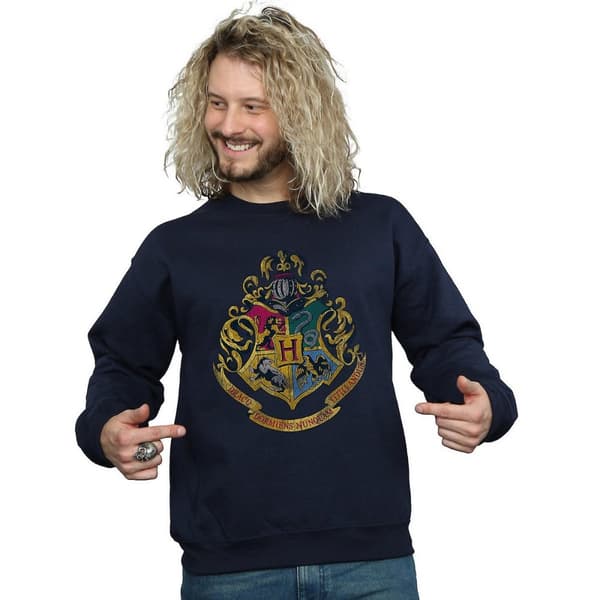 Harry Potter Sweatshirt i bomull med Hogwarts-emblem