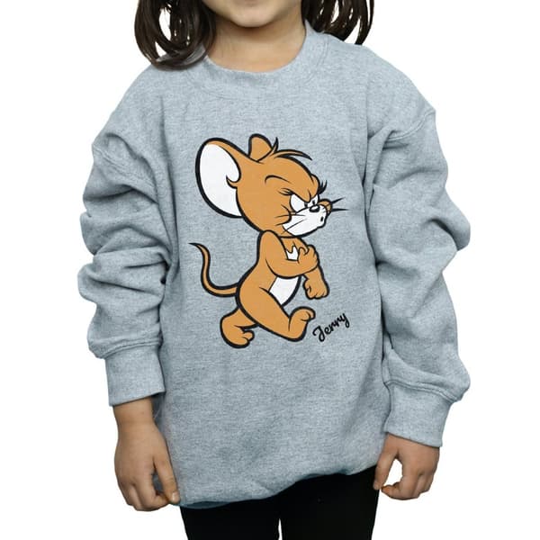 Tom and Jerry Angry Mouse-tröja i bomull för flickor