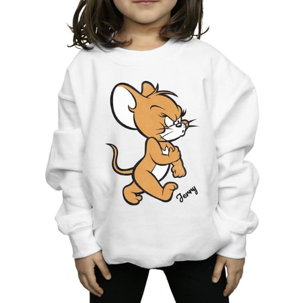 Tom and Jerry Angry Mouse-tröja i bomull för flickor