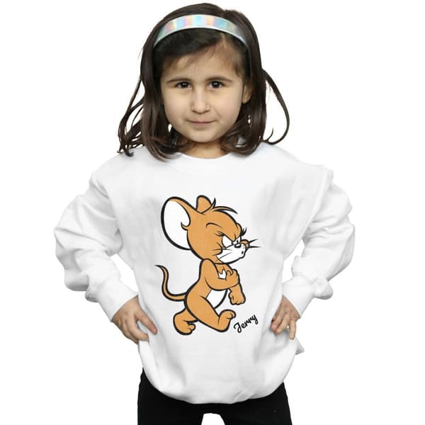 Tom and Jerry Angry Mouse-tröja i bomull för flickor