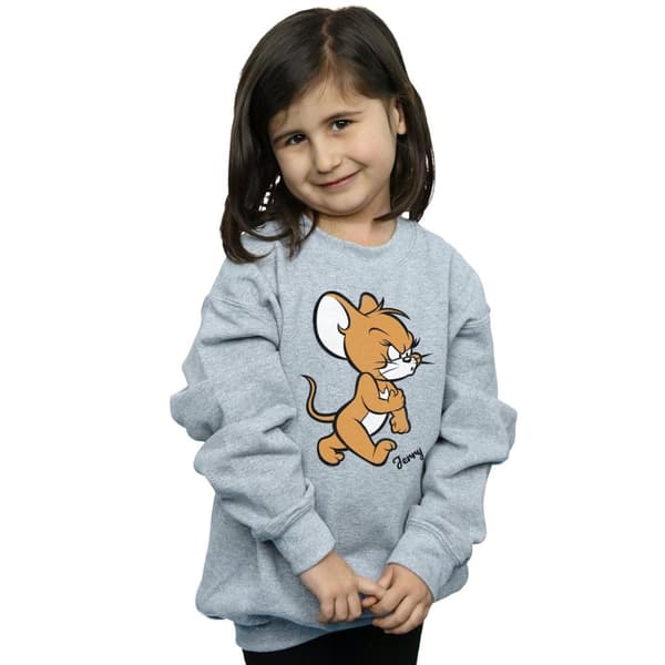 Tom and Jerry Angry Mouse-tröja i bomull för flickor