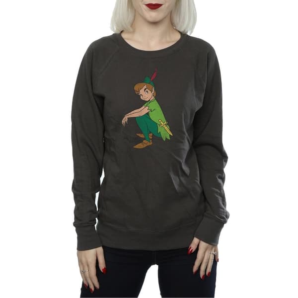 Peter Pan Dam/Tjej Klassisk Sweatshirt i Heather