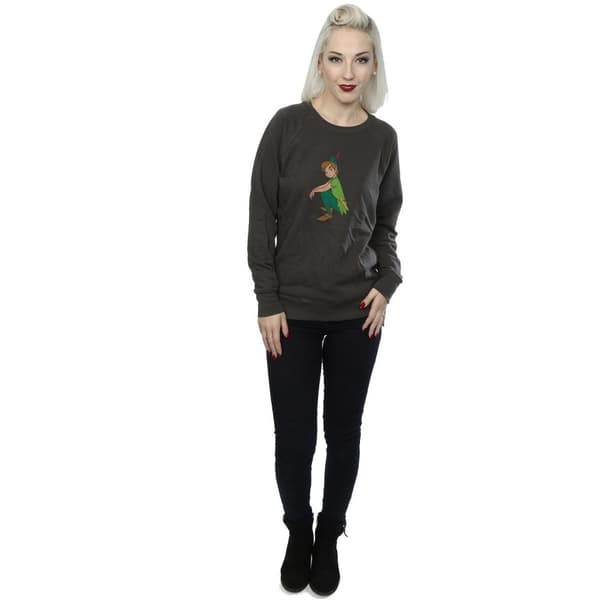 Peter Pan Dam/Tjej Klassisk Sweatshirt i Heather