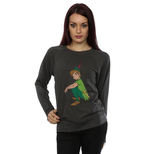 Peter Pan Dam/Tjej Klassisk Sweatshirt i Heather