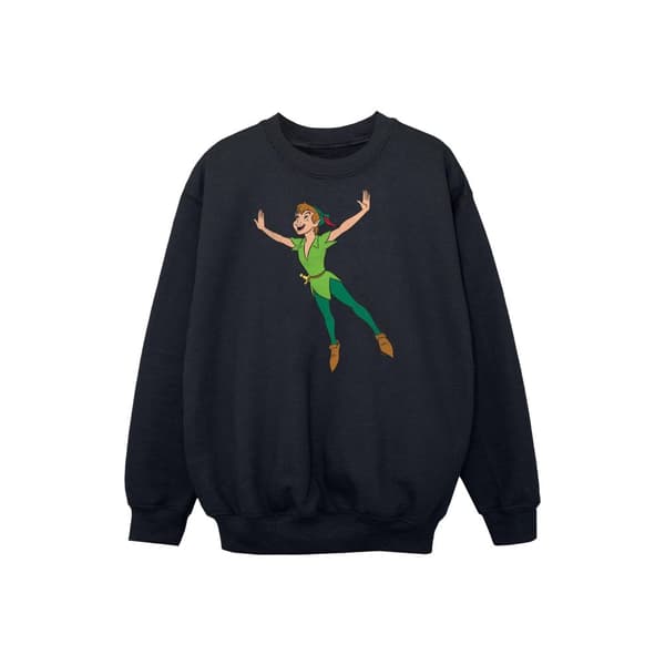 Peter Pan Girls Classic Flying Cotton Sweatshirt