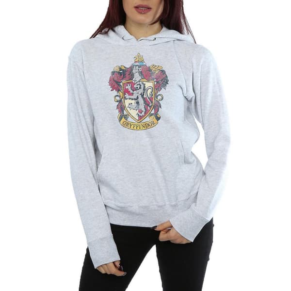 Harry Potter Gryffindor-huvtröja i ljung för damer/kvinnor Heather Grey L