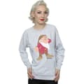 Miniatyrbilde 1 av 5: Snow White And The Seven Dwarfs Womens/Ladies Classic Grumpy Heather Sweatshirt