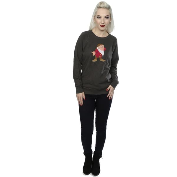 Snow White And The Seven Dwarfs Womens/Ladies Classic Grumpy Heather Sweatshirt