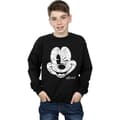 Miniatyrbild 1 av 5: Disney Sweatshirt i bomull med Musse Pigg-ansikte för pojkar