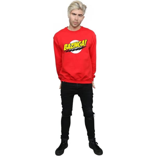 The Big Bang Theory Mens Bazinga Cotton Sweatshirt