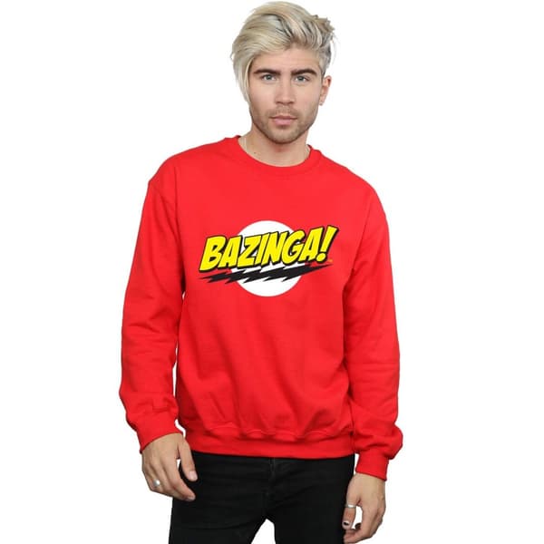 The Big Bang Theory Mens Bazinga Cotton Sweatshirt