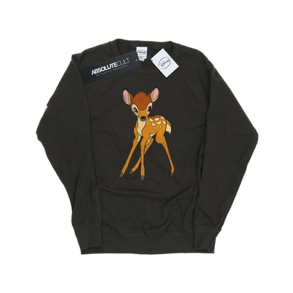 Bambi Dam/Tjej Klassisk Sweatshirt i Heather