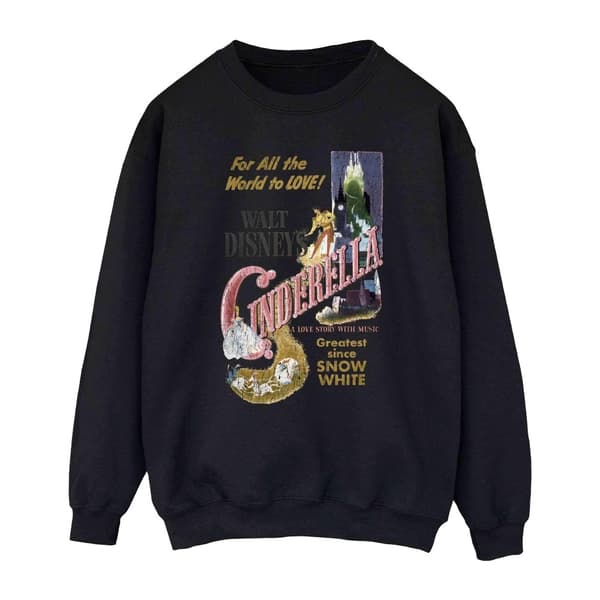 Cinderella Womens/Ladies Poster Sweatshirt Black M