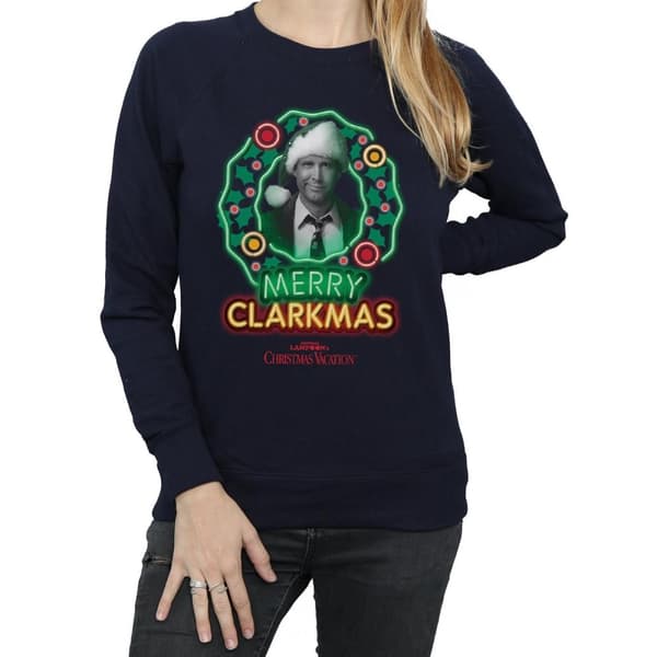 National Lampoon´s Christmas Vacation Dam/Tjej Merry Clarkmas Sweatshirt