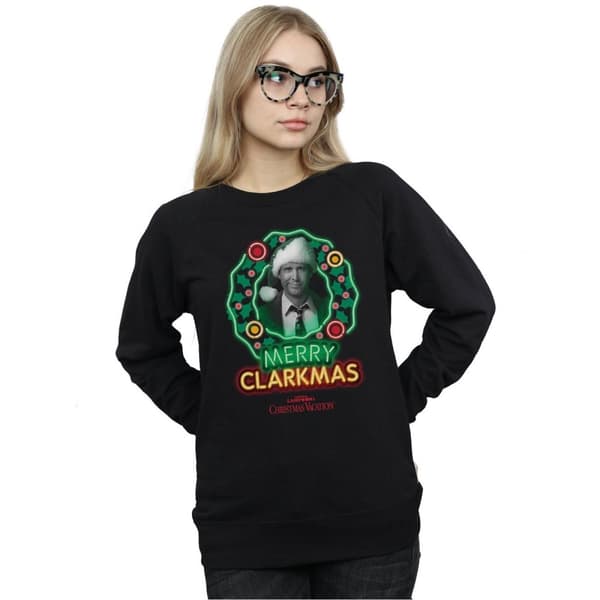 National Lampoon´s Christmas Vacation Dam/Tjej Merry Clarkmas Sweatshirt