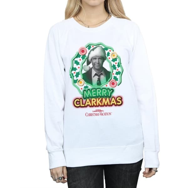 National Lampoon´s Christmas Vacation Dam/Tjej Merry Clarkmas Sweatshirt