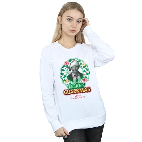 National Lampoon´s Christmas Vacation Dam/Tjej Merry Clarkmas Sweatshirt