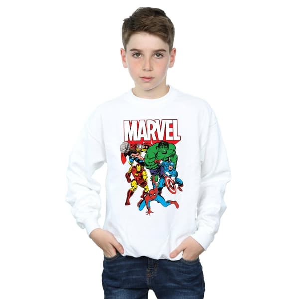 Marvel Avengers Boys Group Shot Sweatshirt