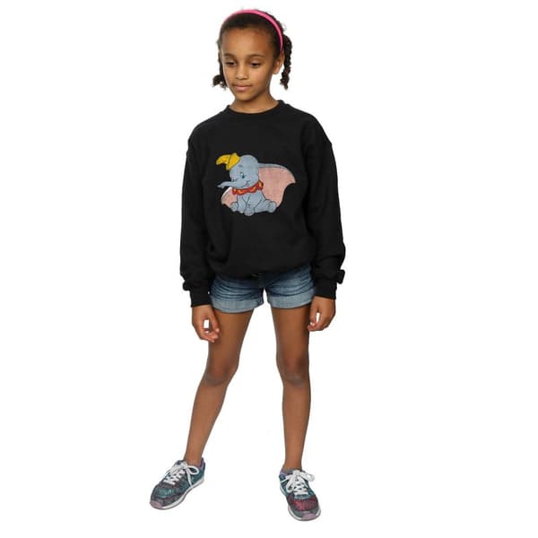 Dumbo Klassisk sweatshirt för flickor