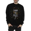 Miniatyrbilde 1 av 4: Harry Potter Mens Dobby Is Free Cotton Sweatshirt