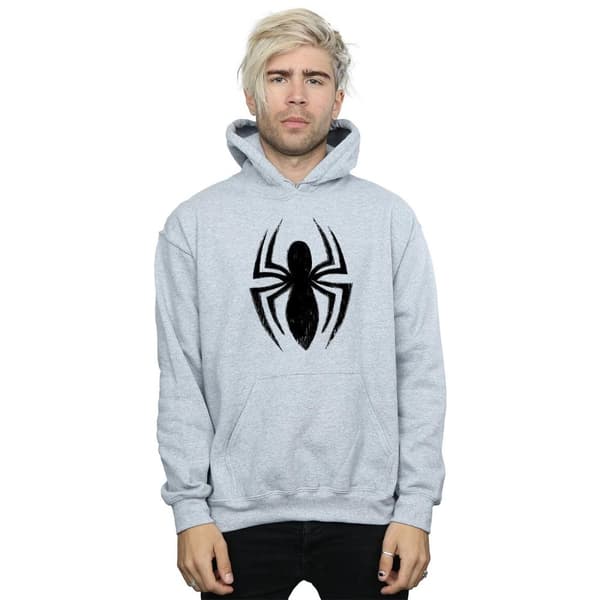 Spider-Man Mens Ultimate Spider Logo Hoodie