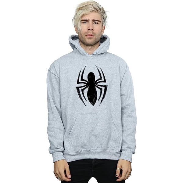 Spider-Man Mens Ultimate Spider Logo Hoodie