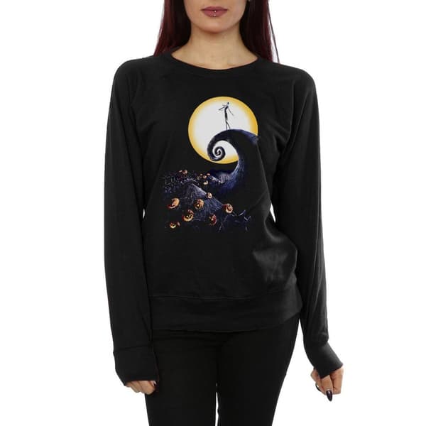 Nightmare Before Christmas Womens/Ladies Cemetery Sweatshirt