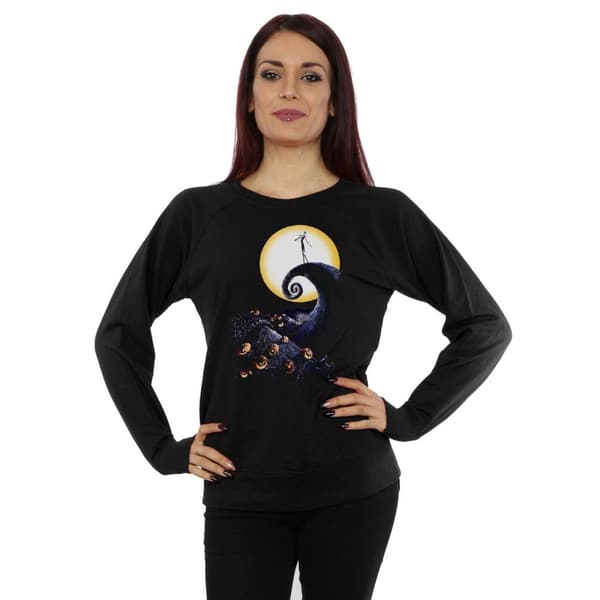 Nightmare Before Christmas Womens/Ladies Cemetery Sweatshirt