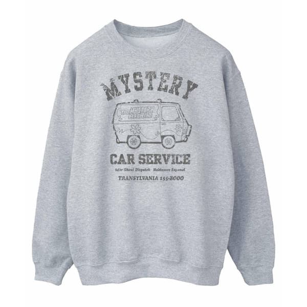 Scooby Doo Mens Mystery Car Service Sweatshirt