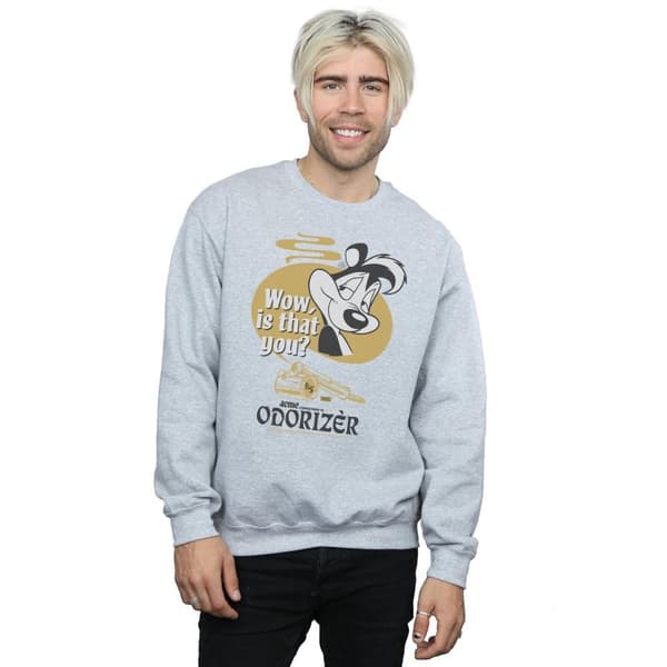 Looney Tunes Mens Odorizer Pepe Le Pew Sweatshirt