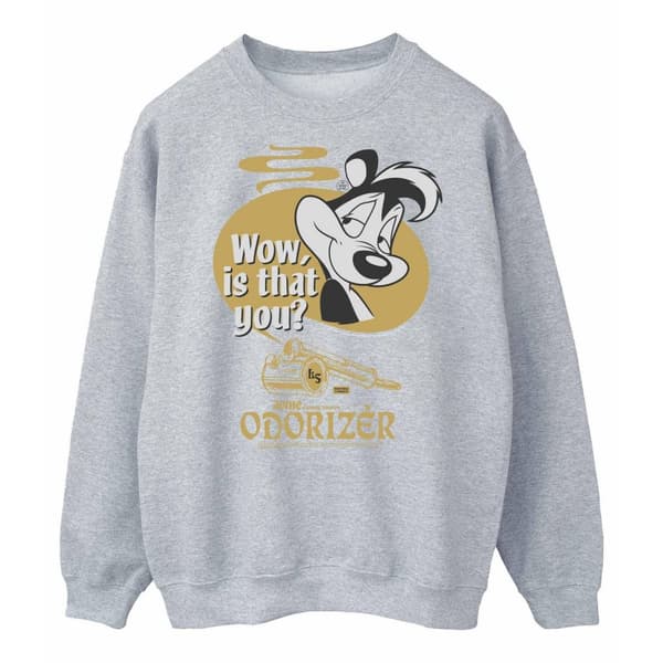 Looney Tunes Mens Odorizer Pepe Le Pew Sweatshirt