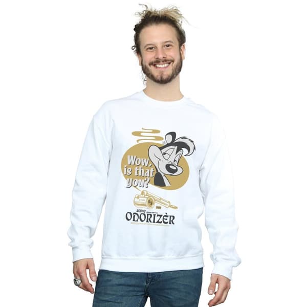 Looney Tunes Mens Odorizer Pepe Le Pew Sweatshirt