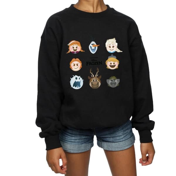 Frozen Girls Head Sweatshirt
