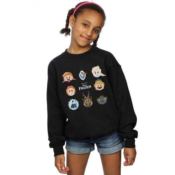 Frozen Girls Head Sweatshirt