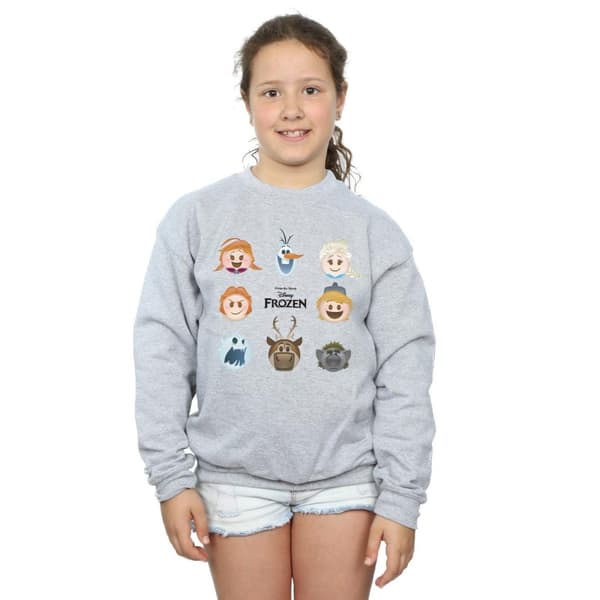 Frozen Girls Head Sweatshirt